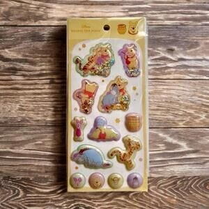 Disney Winnie The Pooh 3D Stickers Glitter Bubble Capsule, Quicksand Tigger